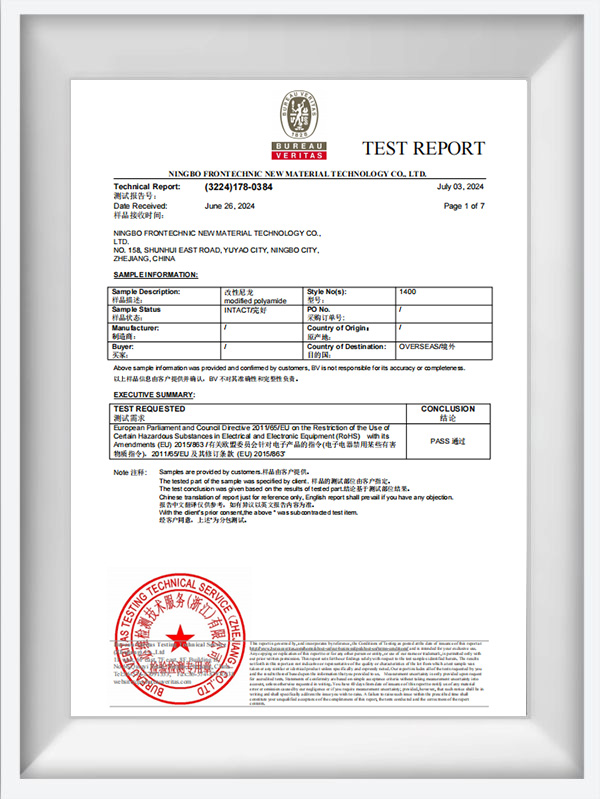 1000 BK -serie testrapport